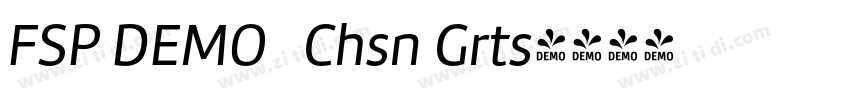 FSP DEMO   Chsn Grts字体转换